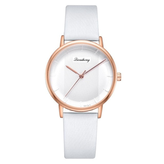 Women's Watch Casual Sports Quartz Leather Band Stripe Watch Analog Ladies Dress Creative Wrist Watch Drop Shipping Relogio