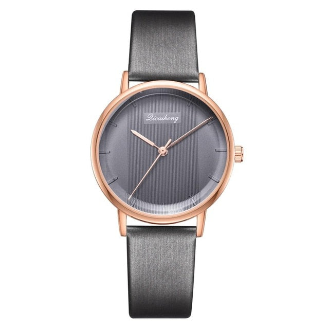 Women's Watch Casual Sports Quartz Leather Band Stripe Watch Analog Ladies Dress Creative Wrist Watch Drop Shipping Relogio