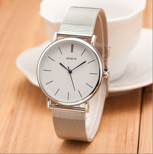 2019 Luxury Women Metal Mesh Watch Simplicity Classic Wrist Fashion Casual Quartz High Quality Women's Watches Relogio Masculino