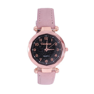 Luxury Women's Watches Fashion Starry Sky Ladies Women Watches Casual Leather Quartz Wrist Watch relogio feminino zegarek damski